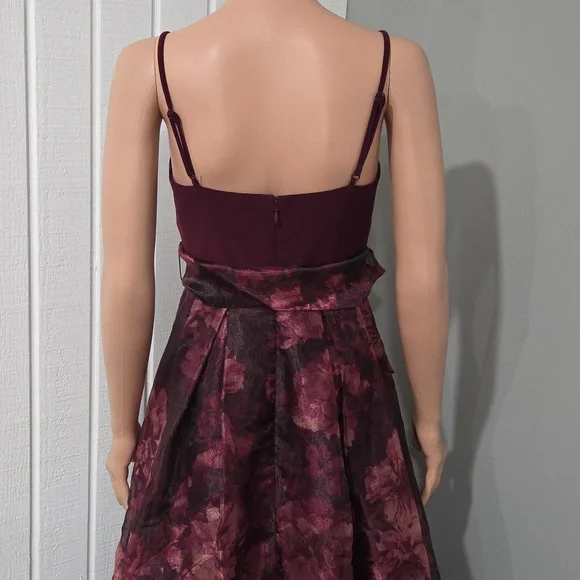 Eliza J Burgundy Dress - Picture 8 of 13